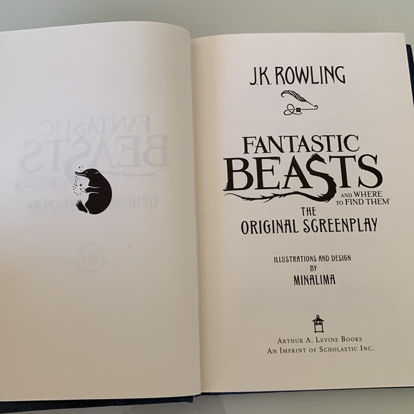 Hardcover Fantastic Beasts and where to find them by J.K. Rowling fantasy book - Picture 9 of 15